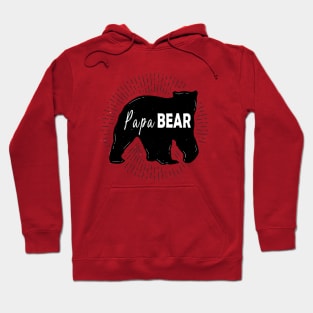 Papa bear fathers day gift Hoodie